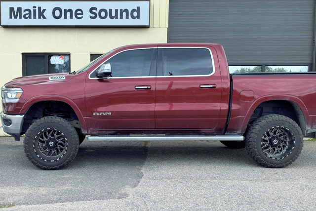 2019 RAM 1500 with professional window tint in North Bay